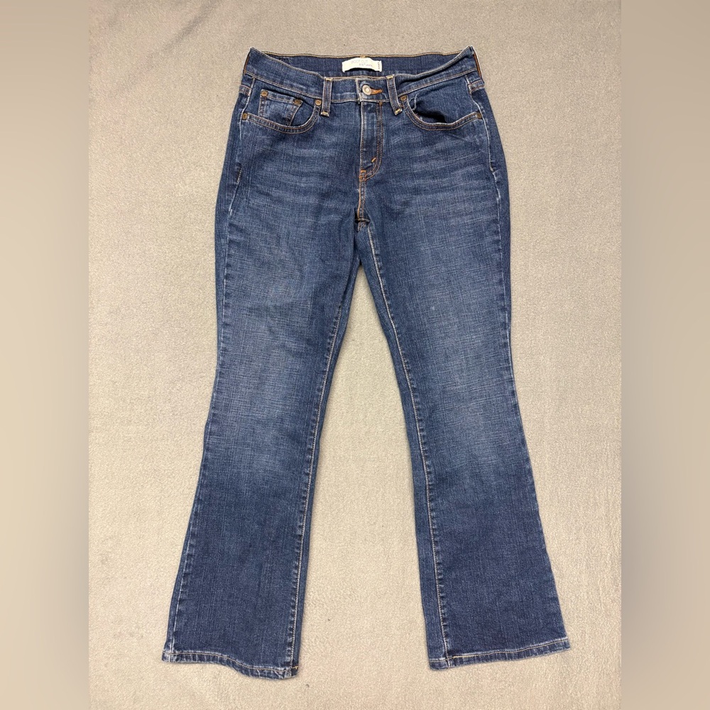 LEVI STRAUSS 515 Jeans Women's 4/S Blue Small Wash Boot Cut
